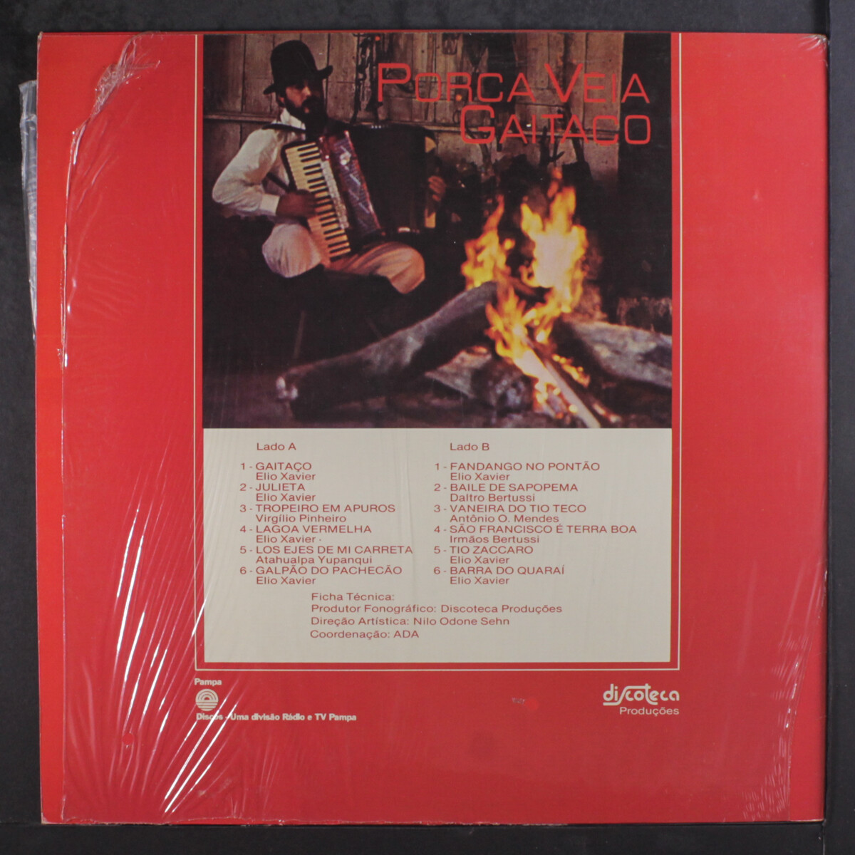 PORCA VEIA: gaitaco PAMPA 12" LP 33 RPM Brazil