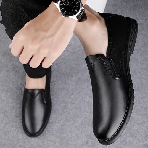 Handmade Casual Slip on Shoe Loafer Moccasin Men's Outdoor Non-slip Driving Shoe - Picture 17 of 24