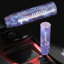 Bride Pearl Purple Long Stick Manual Car Gear Shift Knob Shifter Universal