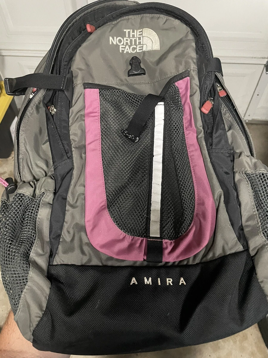 The North Face Amira Backpack With Pink Striping eBay