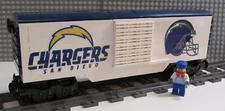 Custom Train San Diego Chargers Boxcar -PLEASE READ ITEM DESCRIPTION-