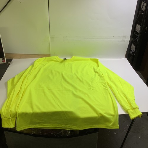 T-Shirt XLarge Long Sleeve Neon Yellow 