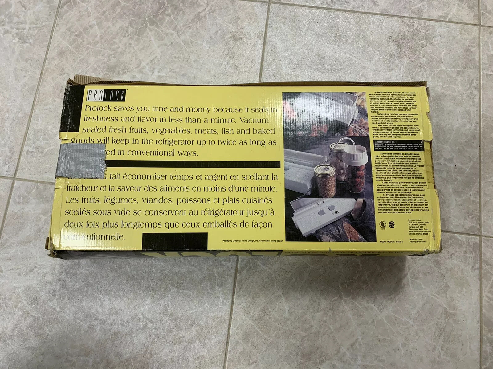 PRO LOCK 668/4 DECOSONIC PRO VACUUM SEALING Sealer SYSTEM NEW NIB eBay