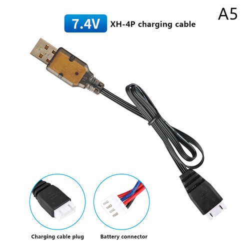 7.4V Charger SM-2P/3P SM-4P Reverse XH-3P/4P Li Battery Electric Toy USB Cha _ou - Photo 7/14