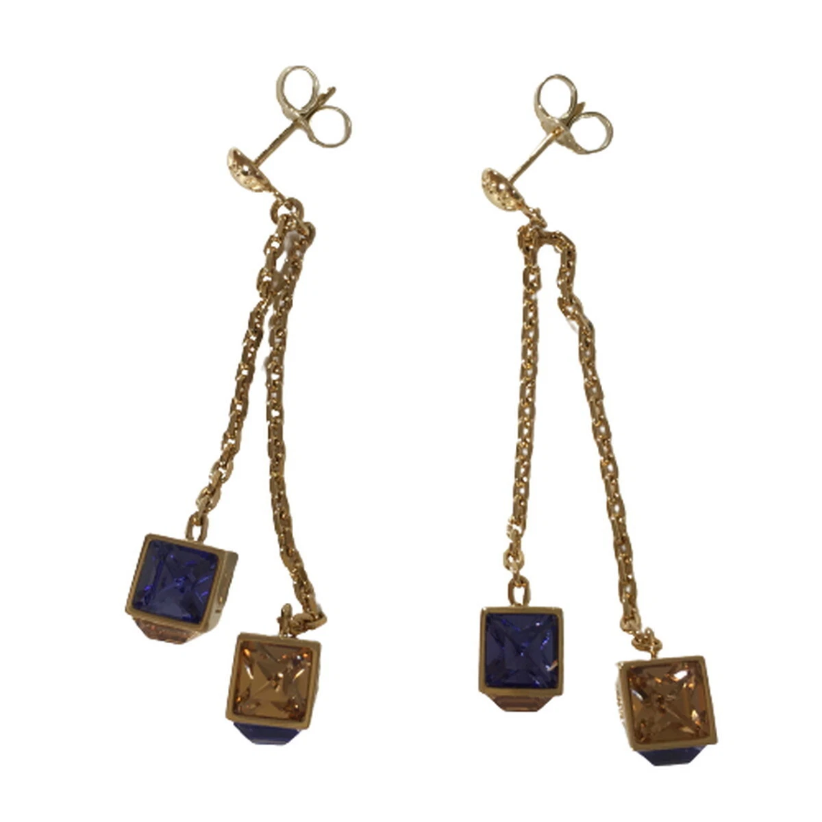 Louis Vuitton Book Loudreuil Pandan Gamble Earrings M66059 758580