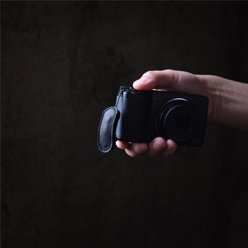Cam-in Genuine Leather Camera Finger Strap Belt for Ricoh GRII GRIII GR2 GR3 - Afbeelding 6 van 13