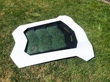 Lamborghini Aventador Rear Engine Hood Hatch Glass Panel Assembly White 12-21