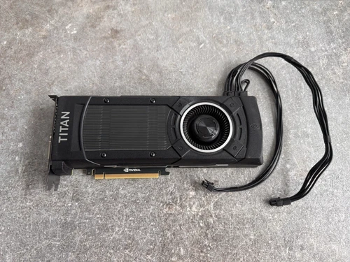 NVIDIA GeForce GTX Titan X Pascal 12GB GDDR5X Grafikkarte für PC / Mac Pro(Boot)