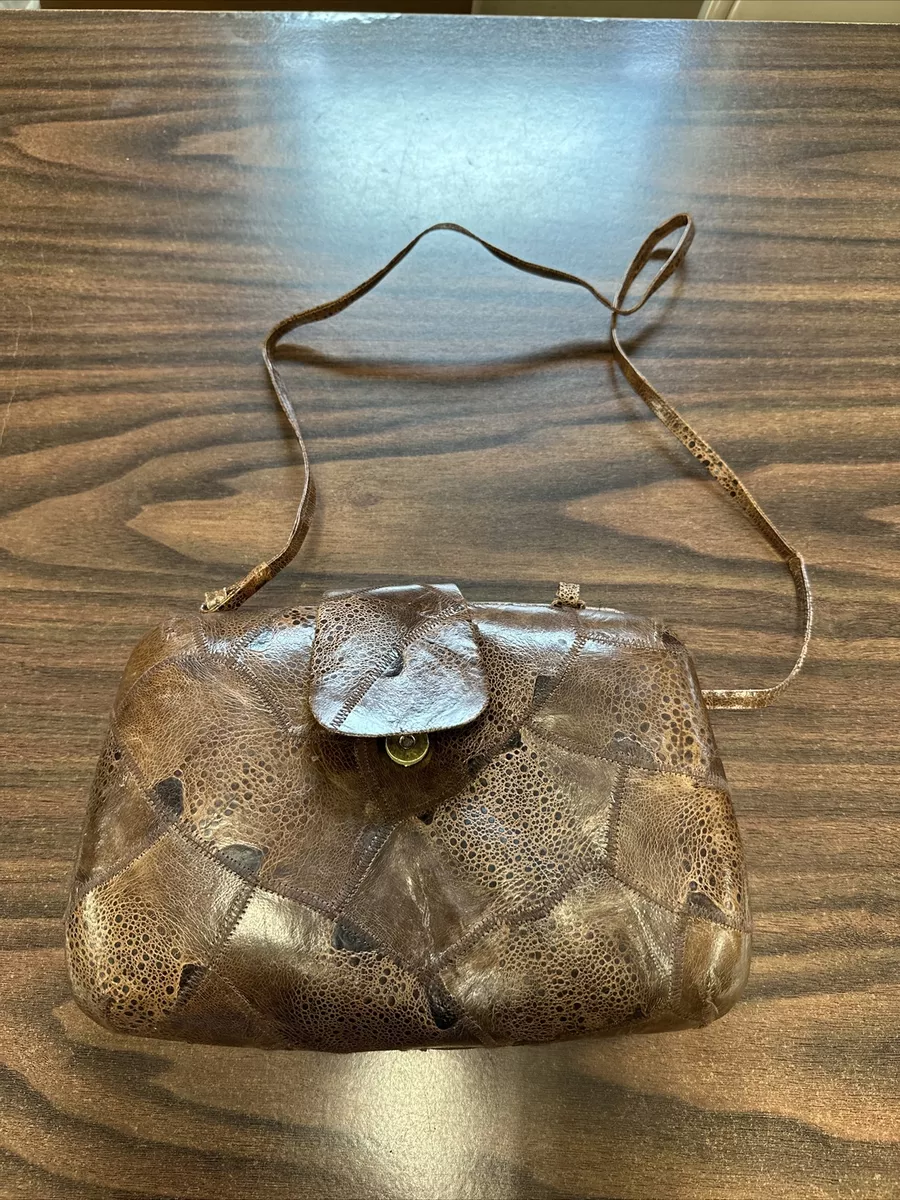 Leelanau Leather Tote Shoulder Bag Purse Handbag Ted Gilmer Vtg Handmade  Durable | eBay