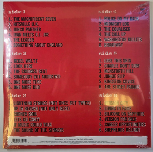 The Clash Sandinista 3 x LP Album vinyl record 2017 remastered reissue 180gram - Picture 2 of 14