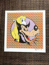 BLOTTER ART Signed And Numbered By ALAN FORBES “ Wolf in Sheep’s Clothing “
