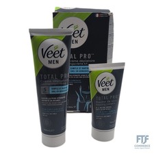 Veet Men Enthaarungskit für Intimteile - Enthaarungscreme und Aftercare Balsam -