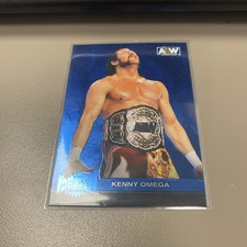 2022 UD Skybox AEW Metal Universe BLUE #112 KENNY OMEGA wrestling card