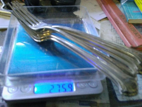 275.9 gm Sterling- 6 Towle Dinner Forks Chippendale  Patented 1937