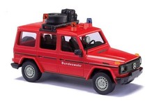 (6030) Busch 1:87, 51439 Mercedes  G-Klasse 90 Feuerwehr Bundeswehr  Neu & OVP