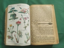 Livre ancien La médecine végétale illustré régime biologique pharmacie