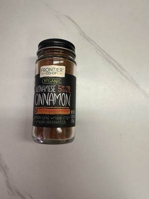 Frontier Natural Products Cinnamon, Og, Grnd Ceyln, Ft, 1.76-Ounce