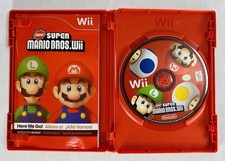 Complete! New Super Mario Bros. Wii Nintendo Wii 2009 with Case & Manual