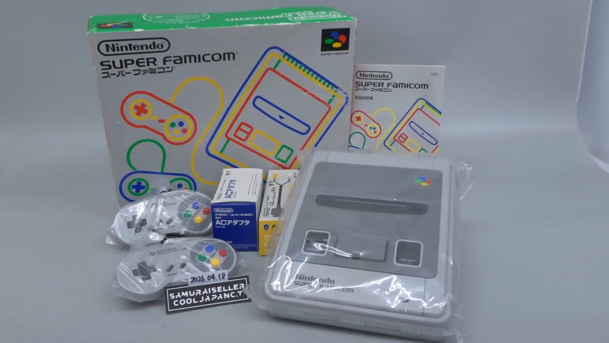 Nintendo Super Famicom SNES SFC SHVC-001 Console System Japan NEW