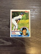Topps 1983 Base Set #498 Wade Boggs Boston Red Sox HOF Rookie Card (RC). rookie card picture