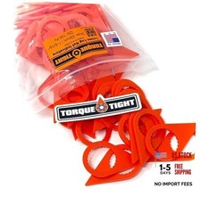 33mm Loose Lug Nut Indicators – 100pc Bulk Pack – Made in USA Orange 100 Pack
