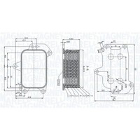 Magneti Marelli ÖLkÜHler MotorÖL Passend FüR CitroËN Berlingo C-ELYSEE C3 C4 DS3