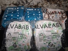 Alva Baby - Cloth Diapers - Alvababy - lot of 5 - NEW IN PACKAGE - NIP