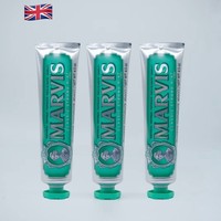 Marvis Toothpaste Classic Strong Mint 85ml, 3er Pack (3 x 85ml)