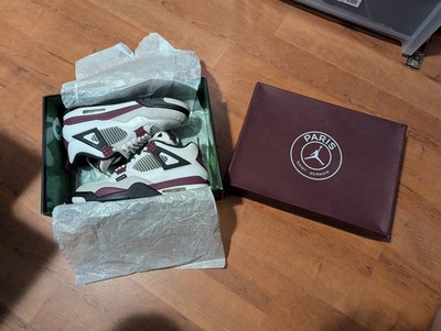Size 12 - Jordan 4 Retro x Paris Saint-Germain Bordeaux 2020