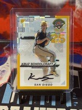 2025 Prospect Edition Kruz Schoolcraft FOTL Gold Pandora Auto #’d 3/3