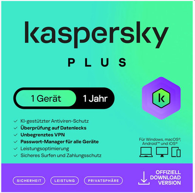 Internet Security  Plus  1 Gerät | 1 Jahr | 2026 -2027  Sofortversand