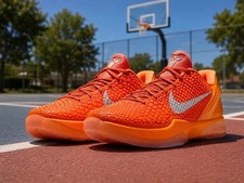 Kobe 6 Protro Total Orange IH1871-800 MEN Size US 7-12