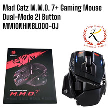 【US/DDP】 Mad Catz M.M.O. Mouse da gioco 7+ doppia modalità 21 pulsanti MM10NHINBL000-0J JP