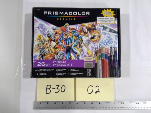Prismacolor Premier 26ct Mixed Media Comic Art Set Limited Edition Kit Lessons