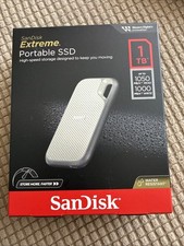 New SanDisk Portable Extreme SSD 1TB USB 3.2 Gen 2 SSD SDSSDE51-1T00-AW25