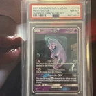 PSA 8 POKEMON MEWTWO GX 78/73 SHINING LEGENDS SECRET (W/ LABYRINTH GRADEDGUARD)