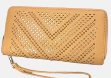 Olivia & Kate New York Wallet  Clutch Wristlet Card And Change Holder Gold Decor