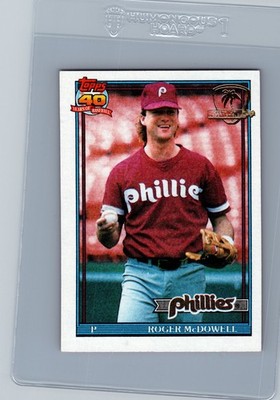 1991 Topps - Roger McDowell #43 Operation Desert Shield NEAR MINT