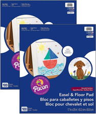 17-Inch X 20-Inch Easel Pad, White, 2/Pack, 2 Packs/Bundle PACMMK11200-2 