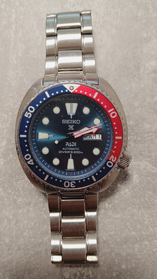 Seiko Padi Diver 200m Automatik Armbanduhr NH36-336LT -  Voll Funktionsfähig