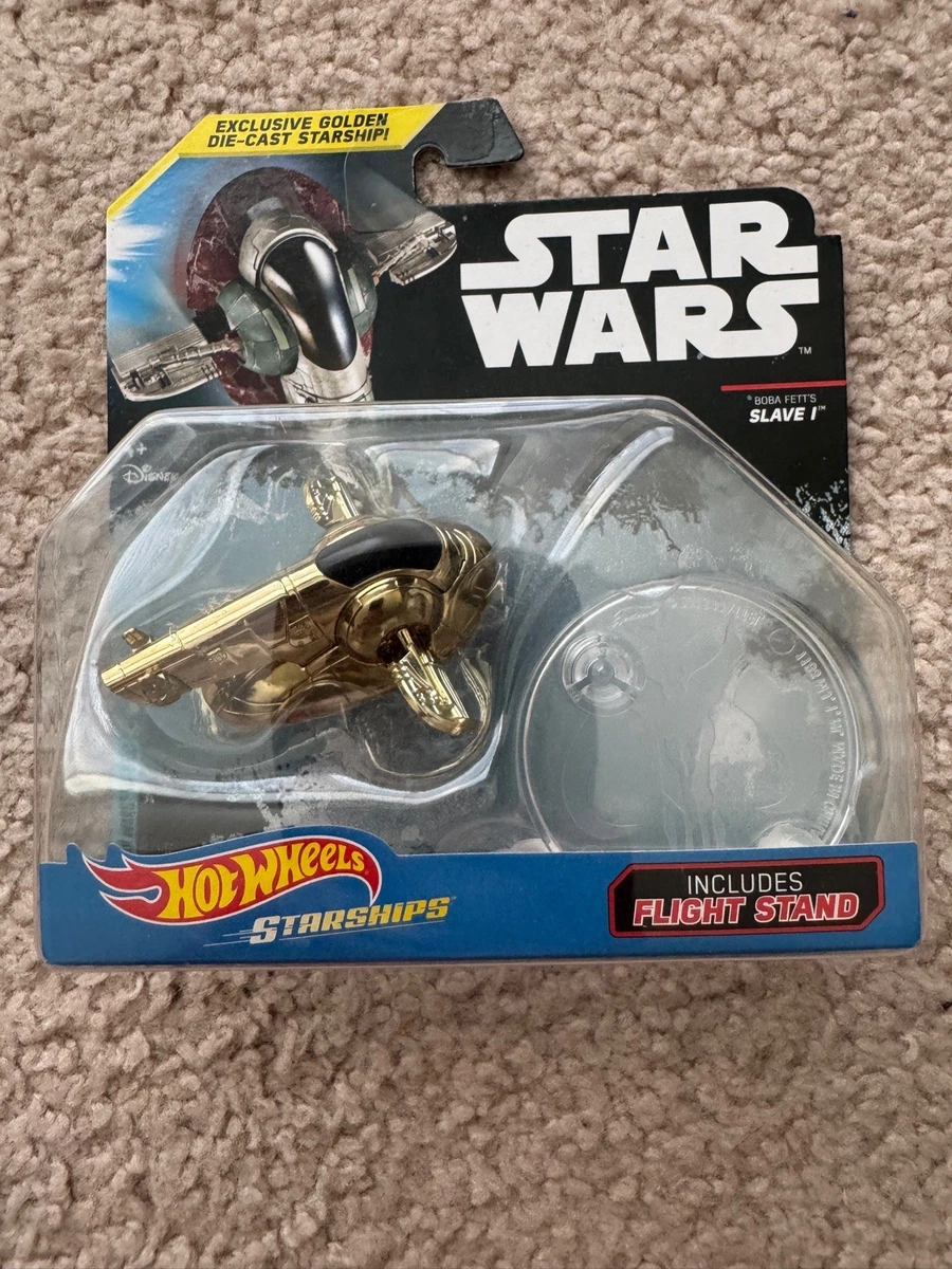 Hot Wheels STAR WARS COMMEMORATIVE STARSHIPS ~METALLIC DECO ~BUILD A