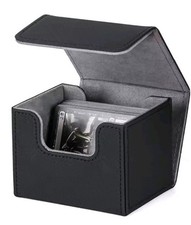 100+ Side Loading PU Leather Deck Box/Case/Storage/Protector/Trading Card/TCG