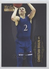 2022-23 Wild Card Matte Draft Black Christian Braun #MB-13 Rookie RC 11pj. rookie card picture