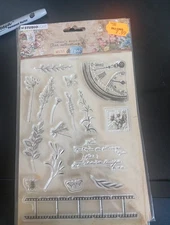 SALE CLEAR STAMP WILD & FREE 21X15 CM NEW