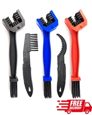 5PCS Bike Chain Cleaning Brush Set Bicycle Gear Crankset Washer Tool Kit