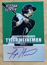 Tyler Heinemann Signed 2013 Panini Prizm Draft Picks Baseball Card #84 RC Auto
