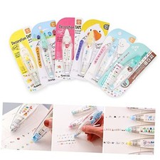 6Pcs Decorative Correction Tape, Creative Cartoon Pattern Decorative Tape