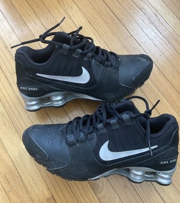 2016 Nike Shox Avenue Black/Metallic Silver 848112-002 Running Size 6.5y wmns 8