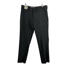 Kenneth Cole Reaction, Men  s Slim-Fit Stretch Pattern Dress Pants, 34Wx30L