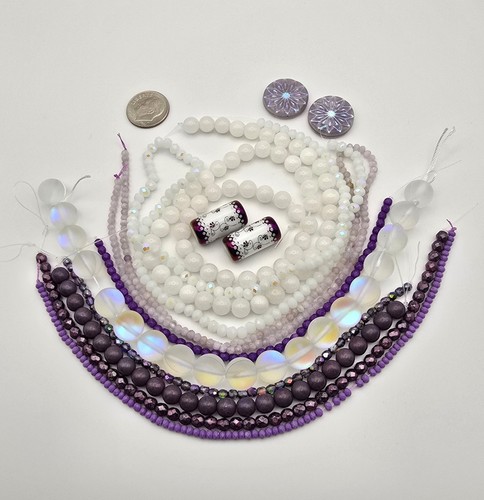 Purple Passion Bead Bundle, Destash Item, Previously Owned But Unused 
